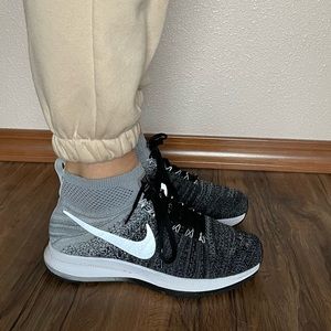 Nike flyknit running shoe